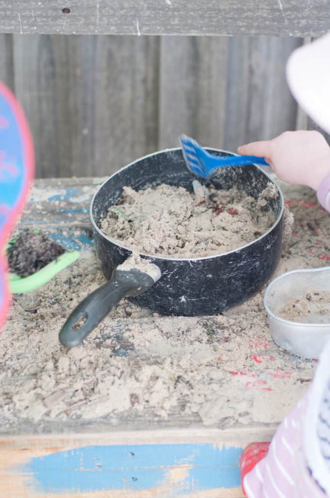 sand play dough for kids