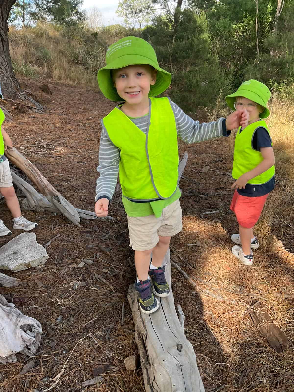 Children exploring nature at Coolstores Bush Kinder